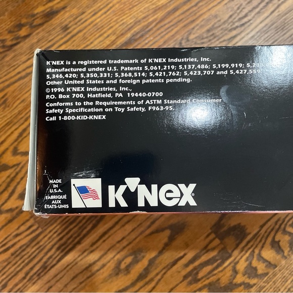 K'NEX 400 pc Discovery Series 1 33023 KNEX 1996 Green Box Case Vintage - Picture 6 of 6